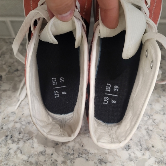 Puppy Dog Min Pin, Chihuahua, Yorkie Pet Portrait High Top Sneaker Sz: 8 - Picture 8 of 9